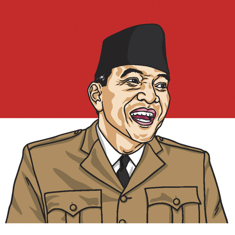 Ilustrasi Ir. Soekarno. Foto: Shutterstock