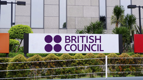  Papan logo British Council. Foto: Shutterstock