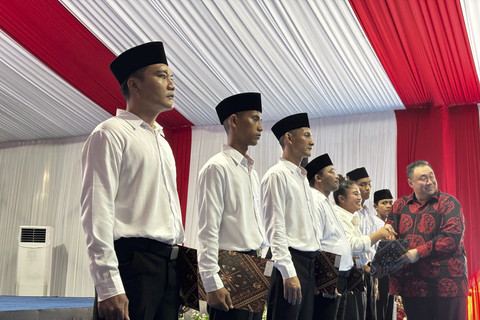 Pemberian remisi untuk narapidana di Rutan Salemba pada Minggu (17/8/2025). Foto: Abid Raihan/kumparan