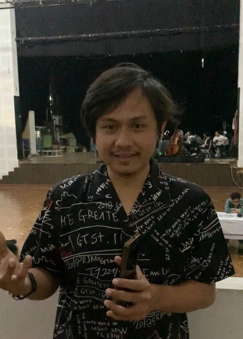 Latihan teater drama musikal Pengin Hijrah di gedung Teater Luwes IKJ, Jakarta Pusat, Senin (18/8/2025).
 Foto: Vincentius Mario/kumparan