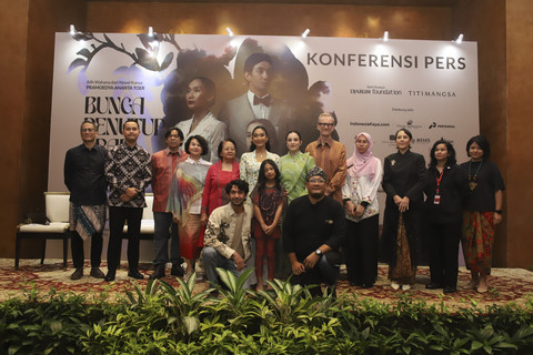 Jumpa Pers pementasan teater Bunga Penutup Abad persembahan Bakti Budaya Djarum Foundation. Foto: Dok. Istimewa
