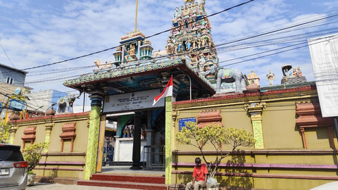 Suasana Kampung Little India di tengah Kota Medan, Selasa (19/8/2025). Foto: Amar Marpaung/kumparan