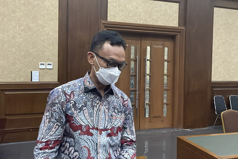 Eks Wakil Ketua Pengadilan Negeri Jakarta Pusat (PN Jakpus), Arif Nuryanta, saat menjalani sidang perdana kasus dugaan suap dalam vonis lepas perkara persetujuan ekspor CPO, di Pengadilan Tipikor Jakarta, Rabu (20/8/2025). Foto: Fadhil Pramudya/kumparan