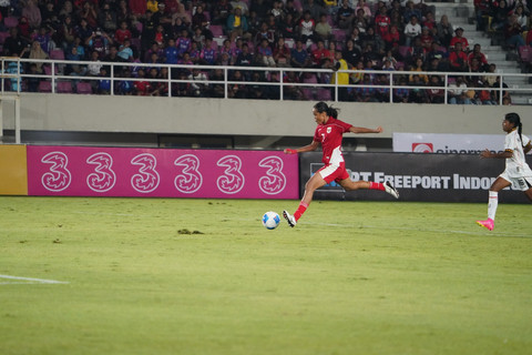 Timnas Wanita Indonesia U-16 berhasil mengalahkan Timor Leste di babak grup Piala AFF Wanita U-16 2025, Rabu (20/8) di Stadion Manahan, Solo. Foto: PSSI