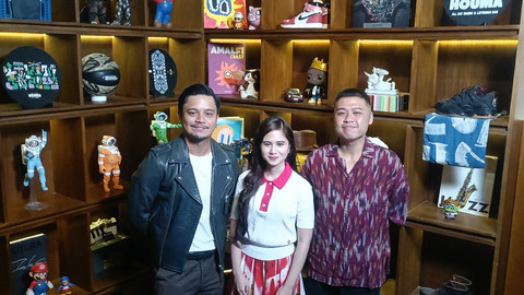 Tissa Biani rilis EP perdana berjudul Apakah Kita?, di kawasan Kebayoran Baru, Jakarta Selatan, Rabu (20/8).  Foto: Giovanni/kumparan