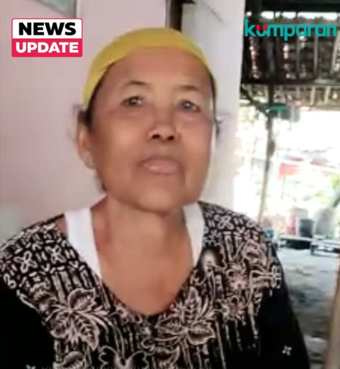 Cane, warga yang tinggal dekat episentrum gempa semalam. dok kumparan