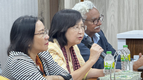 Para speaker konferensi Library and Information Science Society (I-LISS) Foto: Gracetika/Pandangan Jogja