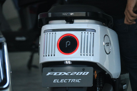 Motor listrik Polytron Fox 200. Foto: Syahrul Ghiffari/kumparan
