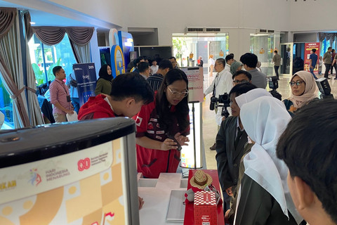 Partisipasi CIMB Niaga pada Acara Hari Indonesia Menabung dan Puncak Bulan Literasi Keuangan 2025, di Auditorium Dhanapala Kementerian Keuangan, Jakarta Pusat, Jumat (22/8/2025). Foto: Muhammad Fhandra/kumparan