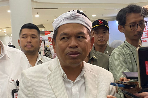 Gubernur Jawa Barat Dedi Mulyadi ketika ditemui di Gedung Dhanapala, Kementerian Keuangan, Jakarta, Jumat (22/8/2025). Foto: Muhammad Fhandra/kumparan