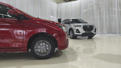 Seremonial produksi ke-9 juta unit PT Astra Daihatsu Motor (ADM) di Sunter, Jakarta Utara, Jumat (22/8/2025). Foto: Sena Pratama/kumparan