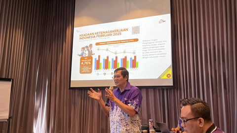 Guru Besar Bidang Ilmu Manajemen Bina Nusantara University Prof Harjanto Prabowo dalam acara Media Partnership Program Bina Nusantara di Taiwan, Jumat (22/8/2025). Foto: Haya Syahira/kumparan