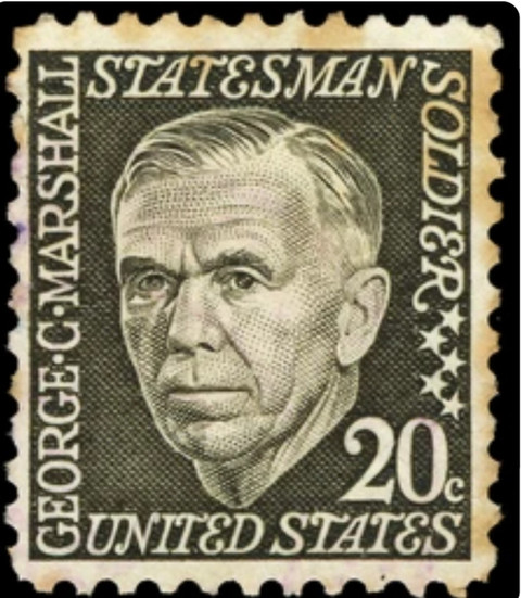 Menteri Luar Negeri Amerika Serikat, George C. Marshall. Sumber: shutterstock.