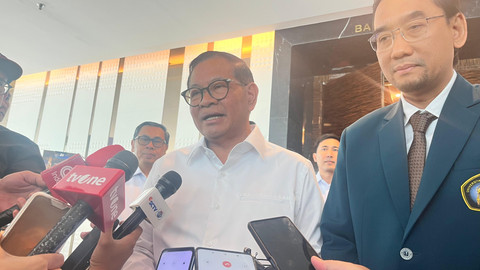 Gubernur DKI Jakarta Pramono Anung di Hotel JS Luwansa, Kuningan, Jakarta Selatan, Sabtu (23/8). Foto: Nasywa Athifah/kumparan