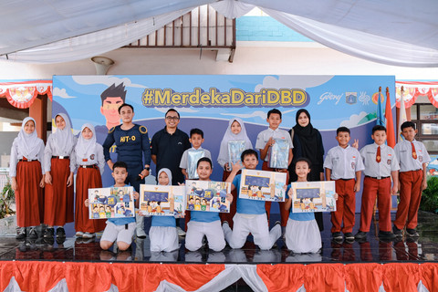 Enam Siswa SDN Pondok Bambu 2 Terpilih Menjadi Sabahat HITO, Kamis (21/8). Foto: DOK. GCPI