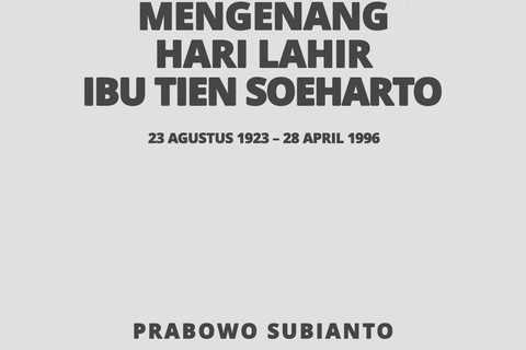 Instagram/ @prabowo