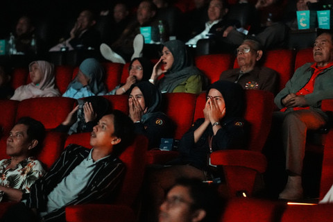 Film Believe gelar nonton bareng dengan veteran dan Paskibraka. Foto: Dok. Istimewa