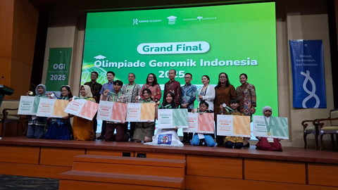 Para juara Olimpiade Genomik Indonesia (OGI) 2025. Foto: kumparan/Muhammad Ardiansyah