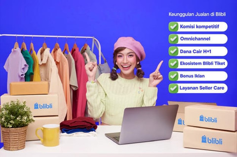 Mulai dari kurasi ketat didukung AI, seller makin cuan dengan produk pasti ORI #NoBlabladiBlibli. Foto: Blibli
