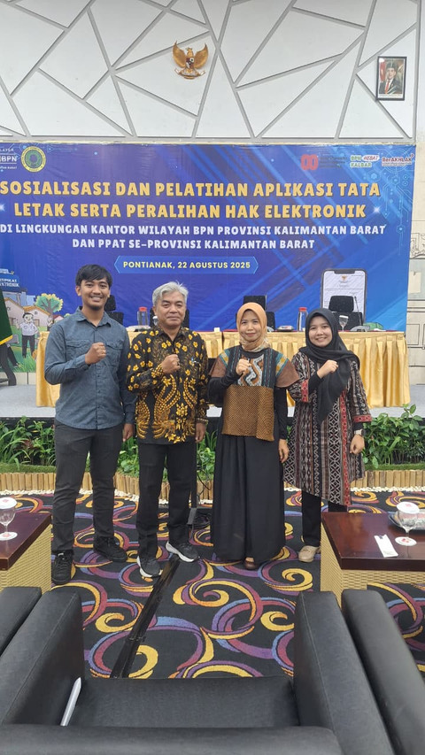 Kantah Sekadau mengikuti kegiatan sosialisasi dan pelatihan. Foto: Dok. Kantah Sekadau