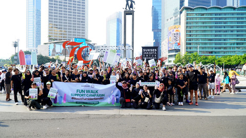 Fun Walk Support Campaign #BawaTumblerSendiri. Foto: Lock & Lock