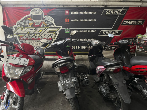 Bengkel sepaialis motor matik, Matic Mania. Foto: Fitra Andrianto/kumparan