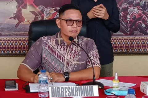 Direktur Reskrimum Polda NTB Kombes Pol Syarif Hidayat. Foto: Dhimas B.P./ANTARA