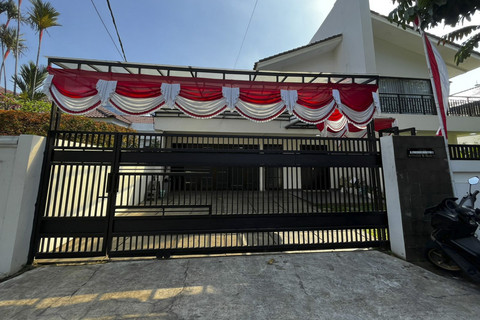 Rumah Mantan Wakil Menteri Ketenagakerjaan Immanuel Ebenezer di Pancoran, Jakarta Selatan, Rabu (27/8/2025). Foto: Rayyan Farhansyah/kumparan