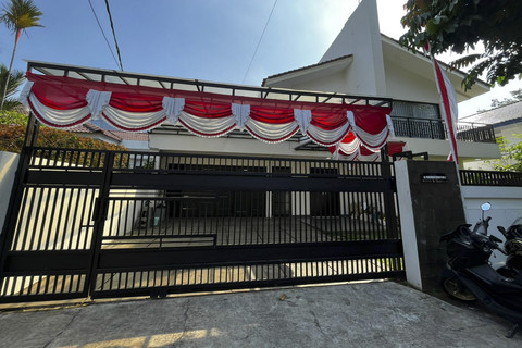 Rumah Mantan Wakil Menteri Ketenagakerjaan Immanuel Ebenezer di Pancoran, Jakarta Selatan, Rabu (27/8/2025). Foto: Rayyan Farhansyah/kumparan
