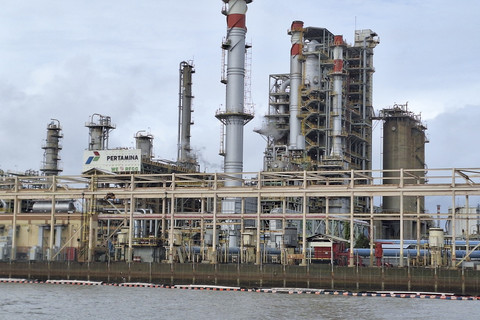 Suasana Kilang Pertamina Internasional Unit Cilacap di Jawa Tengah, Rabu (27/8/2025). Foto: Argya D. Maheswara/kumparan 