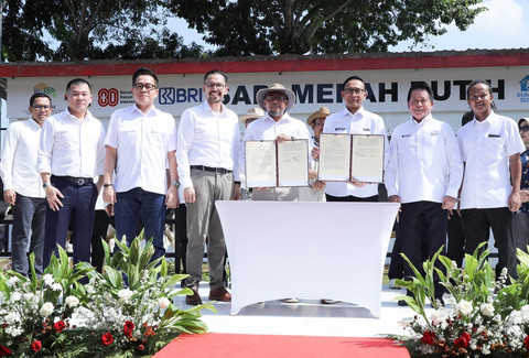 BRI mendukung Program Sapi Merah Putih yang diluncurkan pada pameran flora dan fauna atau Flona 2025 di Lapangan Banteng, Jakarta, pada Jumat (29/08). Foto: dok. BRI