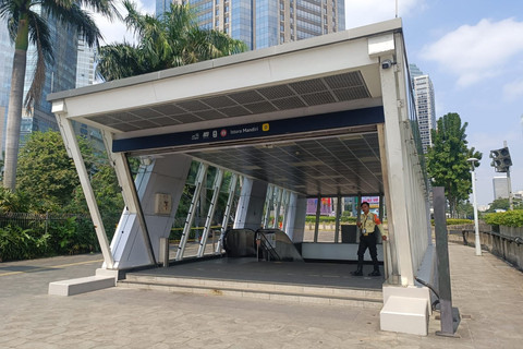Kondisi Stasiun MRT Istora Mandiri, Senayan, Senin (1/9/2025). Foto: Muhammad Fhandra/kumparan