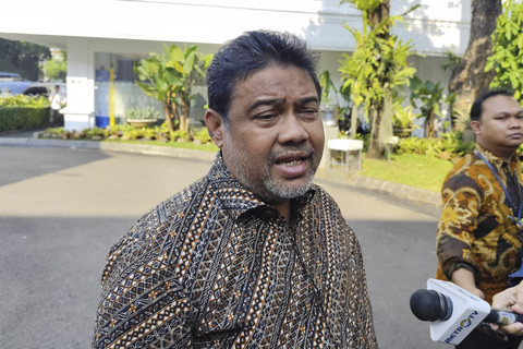 Presiden Konfederasi Serikat Pekerja Indonesia (KSPI) Said Iqbal di Istana Negara pada Senin (1/9/2025). Foto: Luthfi Humam/kumparan