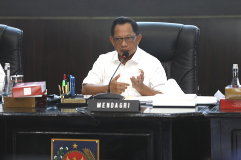Mendagri Tito Karnavian memimpin Rapat Koordinasi Pengendalian Inflasi Daerah di Gedung Sasana Bhakti Praja (SBP) Kantor Pusat Kemendagri, Jakarta, Selasa (2/9/2025). Foto: Dok. Kemendagr... </div>
<div class=