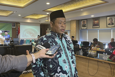 Wakil Ketua Umum MUI, Marsudi Syuhud, saat diwawancarai wartawan di Kantor MUI Pusat, Jakarta, Selasa (2/9/2025). Foto: Fadhil Pramudya/kumparan