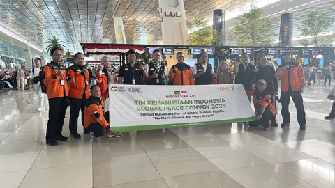 Jurnalis kumparan Ikut Global Sumud Flotilla Bareng Dompet Dhuafa, siap kirim Bantuan ke Gaza. Foto: Rizki Baiquni Pratama/kumparan