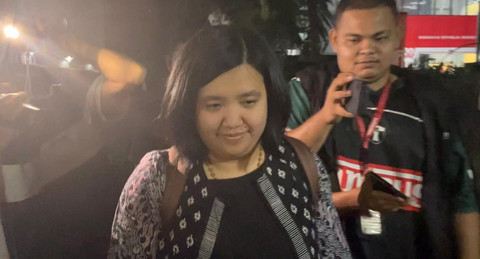 Eks Stafsus mantan Mendikbudristek Nadiem Makarim, Fiona Handayani, usai dimintai keterangan terkait penyelidikan kasus dugaan korupsi pengadaan Google Cloud di Kemendikbudristek, di Gedung Merah Putih KPK, Jakarta, Selasa (2/9/2025). Foto: Fadhil Pramudya/kumparan