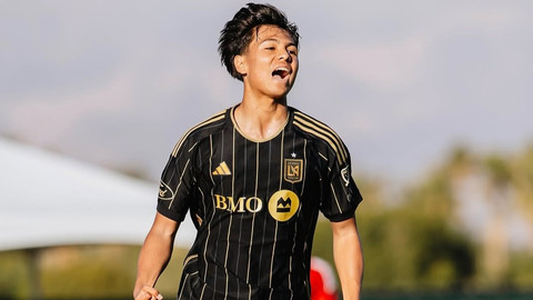 Pemain Los Angeles FC, Adrian Wibowo. Foto: Instagram @lafc
