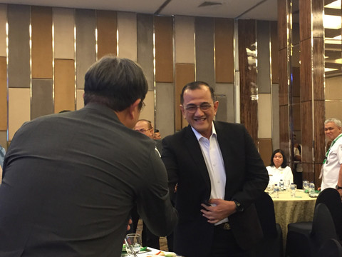 Sekretaris Daerah Provinsi Sumsel, Edward Candra, dalam menghadapi Workshop Internasional yang diadakan oleh UNSRI/Anyelir