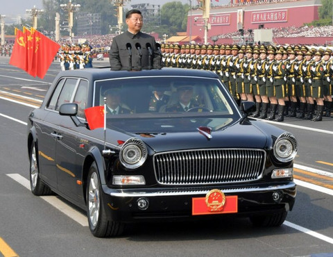 Mobil kepresidenan China, Hongqi CA7600J. Foto: dok. Car News China