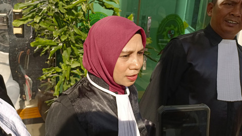 Kuasa hukum Fachri Albar di Pengadilan Negeri Jakarta Barat. Foto: Aprilandika Pratama/kumparan