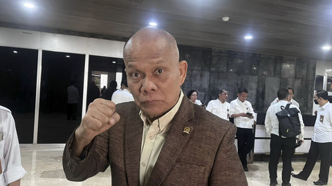 Wakil Ketua Badan Legislatif Sturman Panjaitan saat ditemui di kompleks Parlemen, Senayan, Jakarta, Kamis (4/9/2025). Foto: Haya Syahira/kumparan