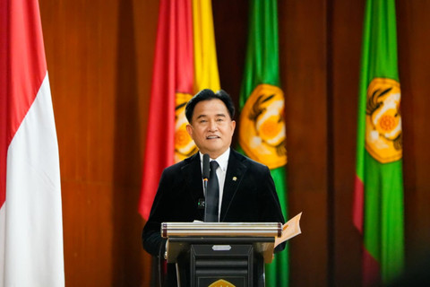 Menteri Koordinator Bidang Hukum, HAM, Imigrasi, dan Pemasyarakatan (Kemenko Kumham Imipas) Yusril Ihza Mahendra. Foto: Dok. Kemenko Kumham Imipas RI