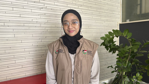 Chiki Fawzi jadi salah satu influencer yang akan berlayar ke Gaza dalam agenda Global Sumud Flotilla, Kamis (4/9/2025). Foto: Rizki Baiquni Pratama/kumparan