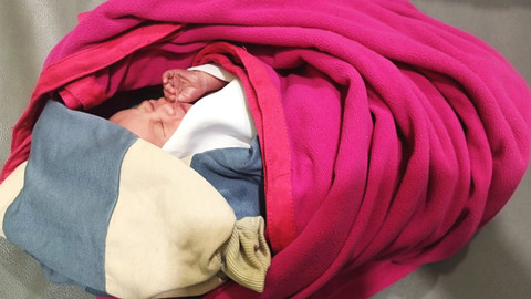Bayi perempuan ditemukan di Bantul, DIY. Foto: Dok. Polres Bantul