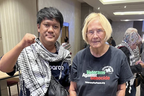 Ann Wright, Veteran Asal AS yang akan berlayar ke Gaza dalam gerakan Global Sumud Flotilla. Foto: Rizki Baiquni Pratama/kumparan