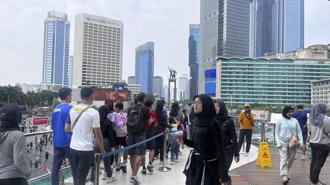 Suasana car free day di Jalan Sudirman, Jakarta, Minggu (7/9/2025). Foto: Haya Syahira/kumparan