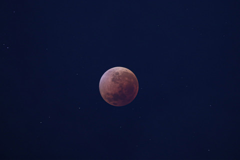 Fenomena alam gerhana bulan terlihat di langit Jakarta pada Senin (8/9) dini hari. Foto: Aditia Noviansyah/kumparan