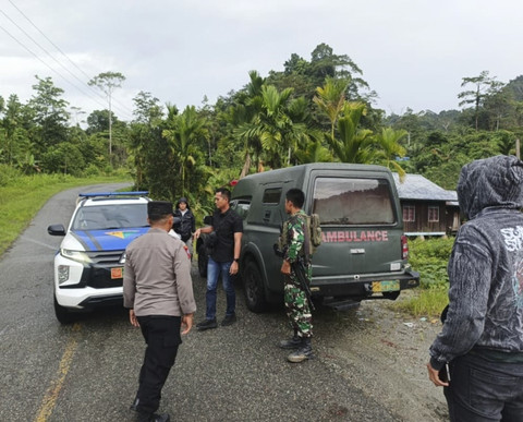 Lokasi TNI tembak TNI di Papua. Foto: Polres Keerom