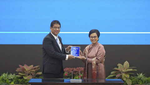 Serah Terima Jabatan Menteri Keuangan di Gedung Djuanda I Kementerian Keuangan, Jakarta Pusat, Selasa (9/9/2025). Foto: YouTube/ Kemenkeu RI